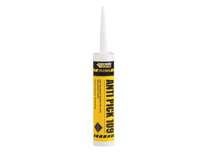 Everbuild Sika 489424 Tecnic Anti-Pick 109 White 295ml EVBANTP109WE