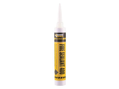 Everbuild Sika 489708 Tecnic Fire Sealant 400 Black 380ml EVB400BK ...