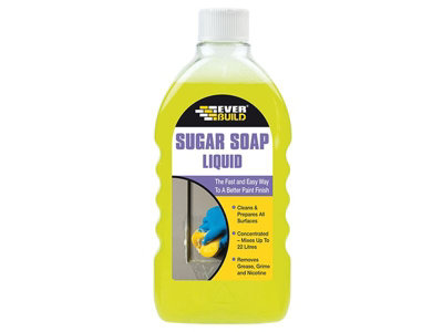 Everbuild SOAPLIQ Sugar Soap Liquid 500 ml (Pack of 3)