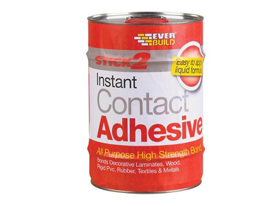 Everbuild Stick2 All-Purpose Contact Adhesive 5 Litre for Professionals and DIYers