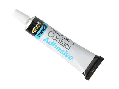 Everbuild Stick2 Instant Bond Contact Adhesive 30ml - Versatile Strong Adhesive for All Materials