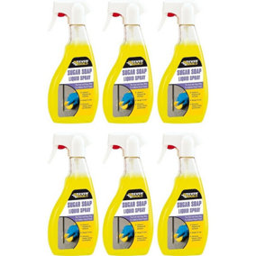 Everbuild Sugar Soap Ready To Use Spray, 500 ml pack of 6