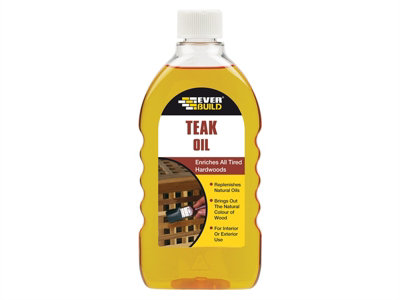 Everbuild TEAK Teak Oil 500ml EVBTEAK