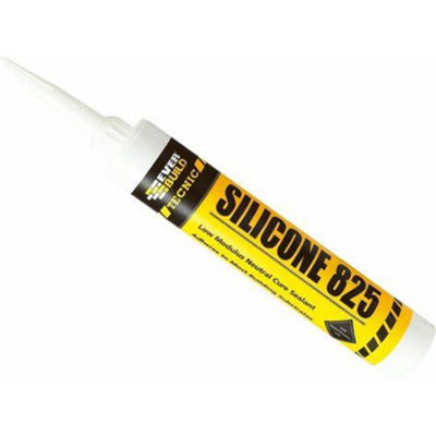 Everbuild Tecnic 825 Low Modulus Silicone Sealant, Dark Anthracite, 380 ml