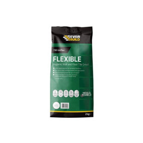 Everbuild UNIFLEX2WE 730 Uniflex Hygienic Tile Grout White 2.5kg EVBFLEX2WE