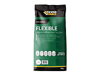 Everbuild UNIFLEX5WE 730 Uniflex Hygienic Tile Grout White 5kg EVBUFLEX5WE