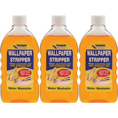 Everbuild Wallpaper Stripper, 500 ml (Pack of 3)