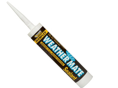 Everbuild WEAWE Weather Mate Multi-Use Gap Filler & Adhesive White 295ml EVBWEAWH