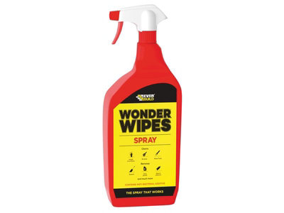 Everbuild WIPESPRAY Multi-Use Wonder Wipes Spray 1 litre EVBWIPESPRAY