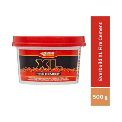 Everbuild XL Fire Cement Buff 500 g - Pack of 3