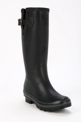 Evercreatures All Black Plain Tall Wellies | DIY at B&Q