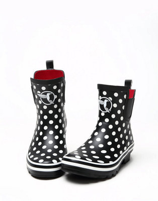 Polka Dot Town And Country Ladies Wellies Wellies And Gardening