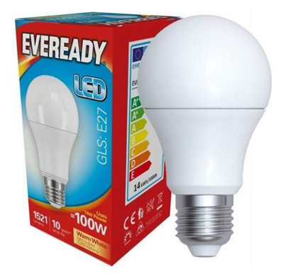 Eveready 13.8w ES 3000k Frosted GLS LED Light Bulb - Warm White