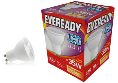 Eveready 3.1w GU10 3000k LED Bulb - Warm White