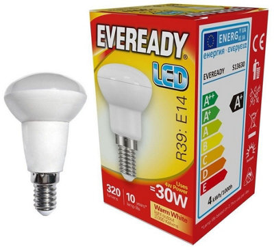 Eveready 4.5w SES LED R39 3000k - Warm White