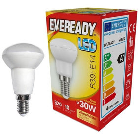 Eveready 4.5w SES LED R39 3000k - Warm White