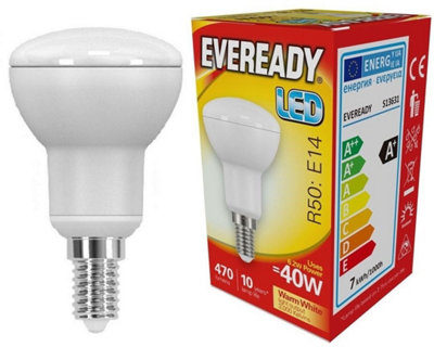 Eveready 4.9w LED SES R50 3000k - Warm White