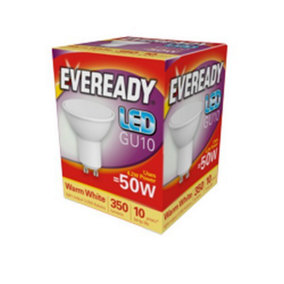 Eveready GU10 LED Bulb White (One Size)