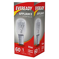 Eveready Pygmy 15W SBC Light Bulb (Pack Of 10) Transparent (One Size)