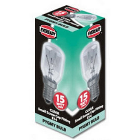 Eveready Pygmy 15W SES Light Bulb (Pack Of 10) Transparent (One Size)