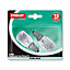 Eveready Pygmy SES Light Bulb (Pack Of 2) Transparent (15w)