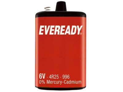 Eveready S4682 PJ996 6V Lantern Battery EVES4682