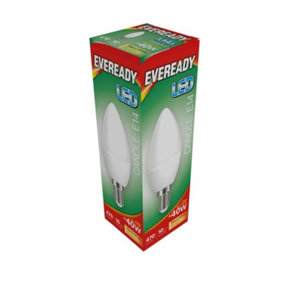 Eveready SES E14 LED Candle Bulb Warm White (6w)