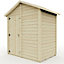 Everest Garden Shed with Apex Roof and Single Door - 4ft x 6ft - No Windows