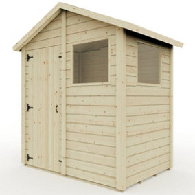Everest Garden Shed with Apex Roof and Single Door - 4ft x 6ft