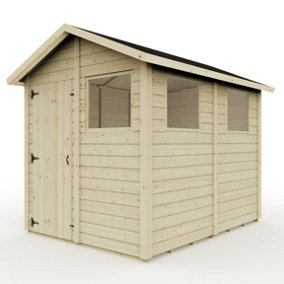 Everest Garden Shed with Apex Roof and Single Door - 8ft x 6ft