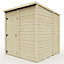 Everest Garden Shed with Pent Roof and Single Door - 6ft x 6ft - No Windows