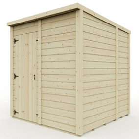 Everest Garden Shed with Pent Roof and Single Door - 6ft x 6ft - No Windows