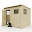 Everest Garden Shed with Pent Roof and Single Door - 8ft x 6ft
