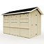 Everest Party Shed with Apex Roof, Door and Hatches - 10ft x 6ft