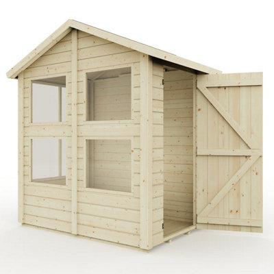 Everest Potting Shed with Apex Roof and Single Door - 4ft x 6ft