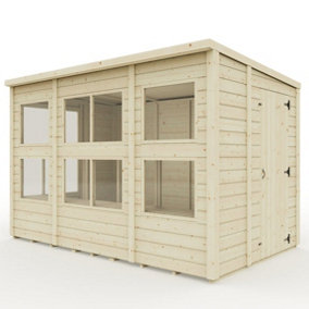 Everest Potting Shed with Pent Roof and Single Door - 10ft x 6ft