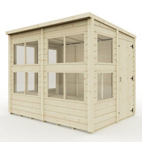 Everest Potting Shed with Pent Roof and Single Door - 8ft x 6ft