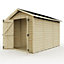 Everest Security Shed with Apex Roof and Double Door - 10ft x 6ft