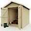 Everest Security Shed with Apex Roof and Double Door - 8ft x 6ft