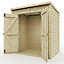 Everest Security Shed with Pent Roof and Double Door - 4ft x 6ft