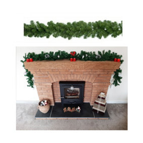 Everlands Plain Artificial Christmas Imperial garland indoor and outdoor 270cm x 25cm