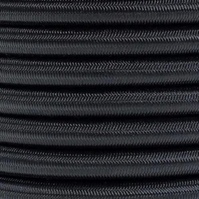 EVERLASTO LASTOFLEX Elastic Bungee Cord Shock Cord Rope Black 8mm x 10M