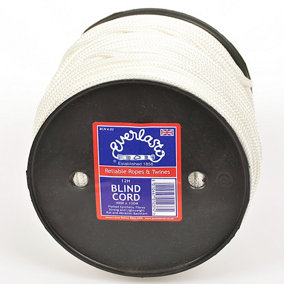 Everlasto White Nylon Blind Cord - 4mm x 100M