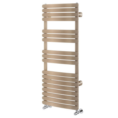 Everly Brown Heated Towel Rail - 1200x500mm