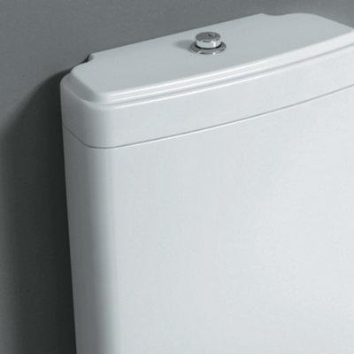 Everly Traditional Close Coupled Toilet with Soft Close Seat - 3