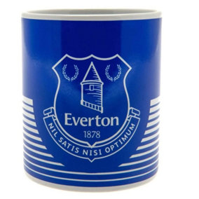 Everton FC Lines Mug Blue/White (One Size)