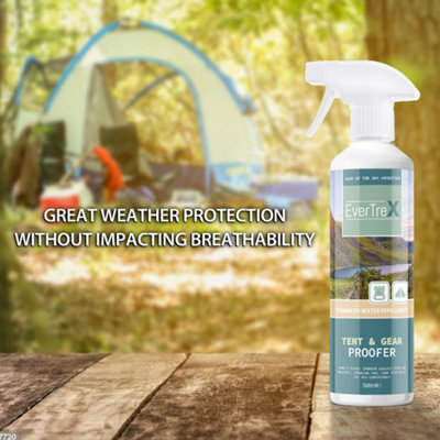 EverTreX - Tent & Gear Proofer Spray, Textile Shield Waterproofer for ...