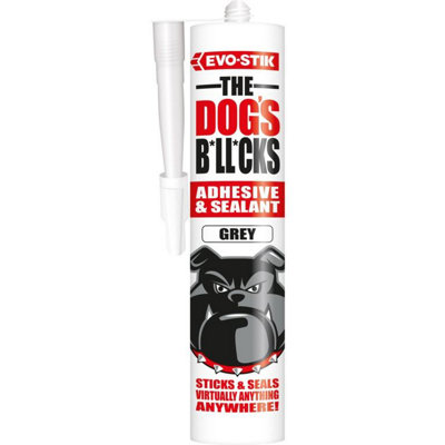 EVO-STIK 30610595 The Dogs Bllcks Multipurpose Adhesive & Sealant Grey 290ml EVOTDBGR