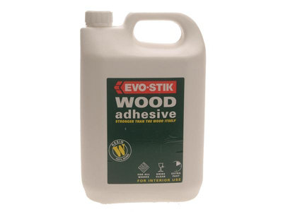 EVOSTIK 30615788 Wood Glue Interior 5 litre EVORW5L DIY at B&Q