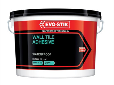 EVO-STIK 30811582 Waterproof Wall Tile Adhesive 1 litre EVO416703
